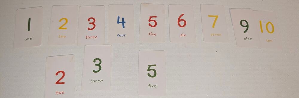 Cranium Cariboo Lot 12 Advanced Replacement Number Cards Only